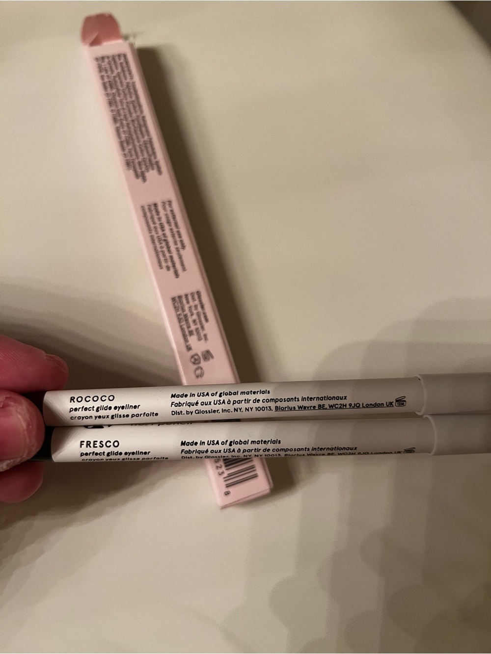 Bundle of TWO Glossier No 1 Pencil Colored Eye Liners